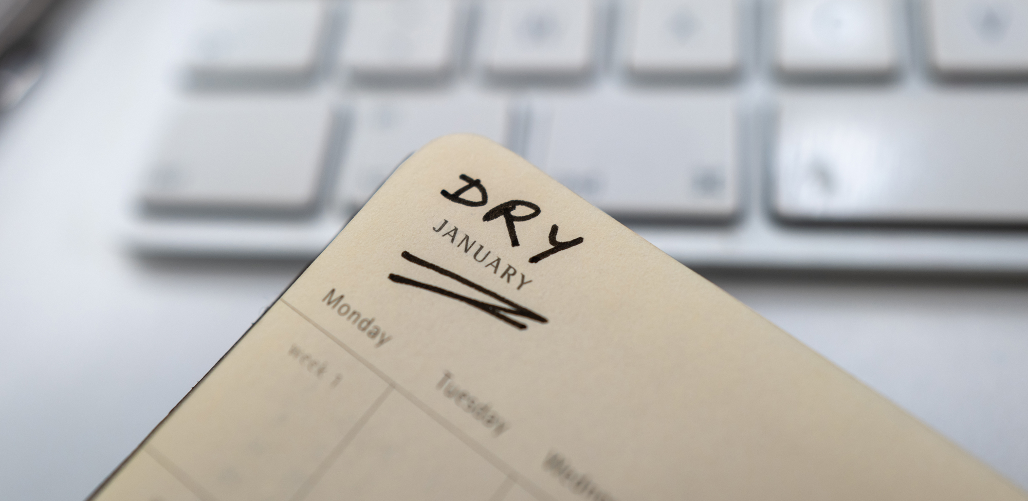 Dry January calendar