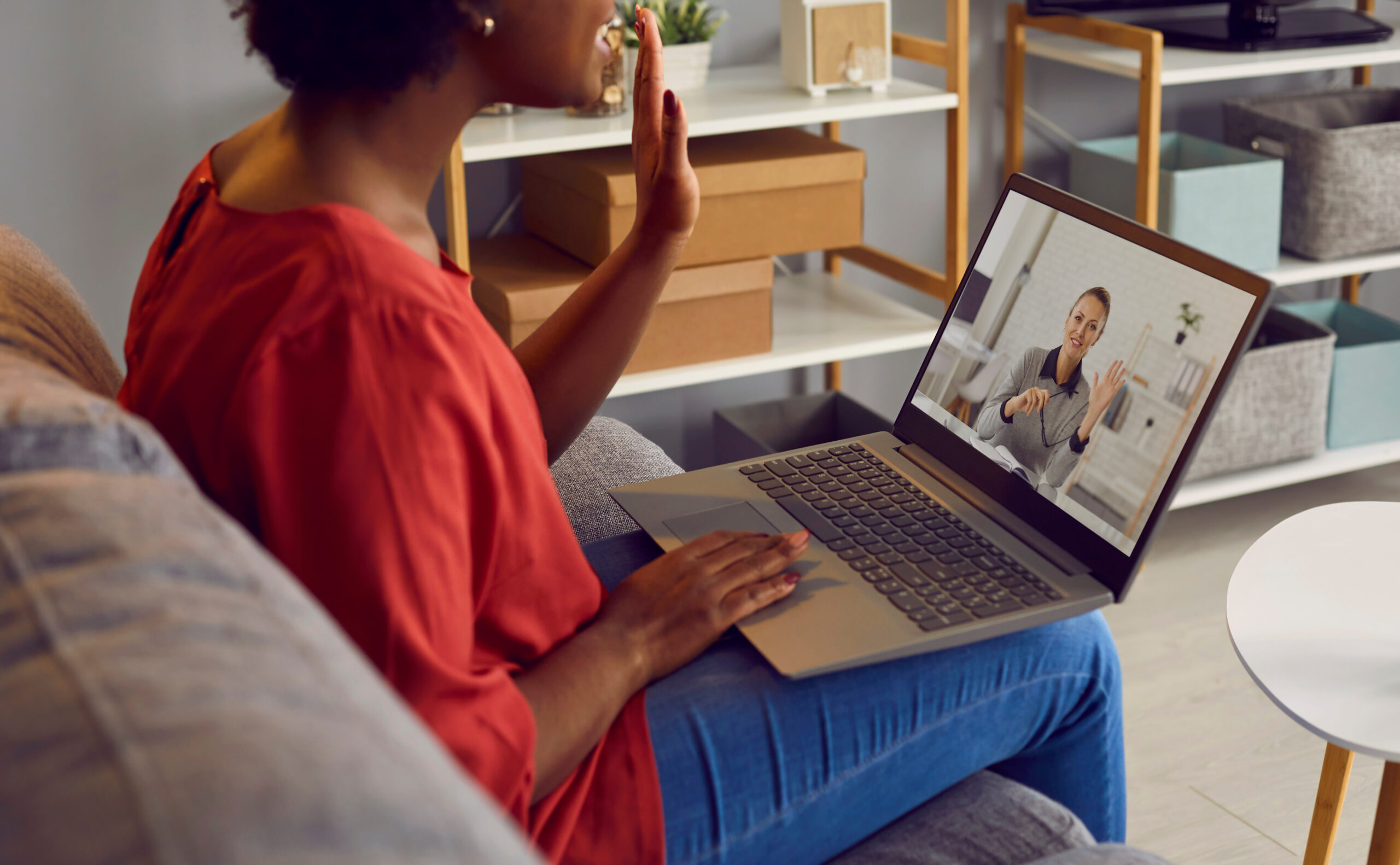 Online psychiatry session
